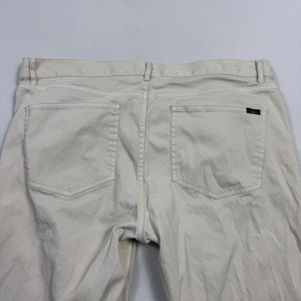 Faherty Pants Straight‎ Leg Cotton Lycra Outdoor Hiking Beige Men's Size 36x28